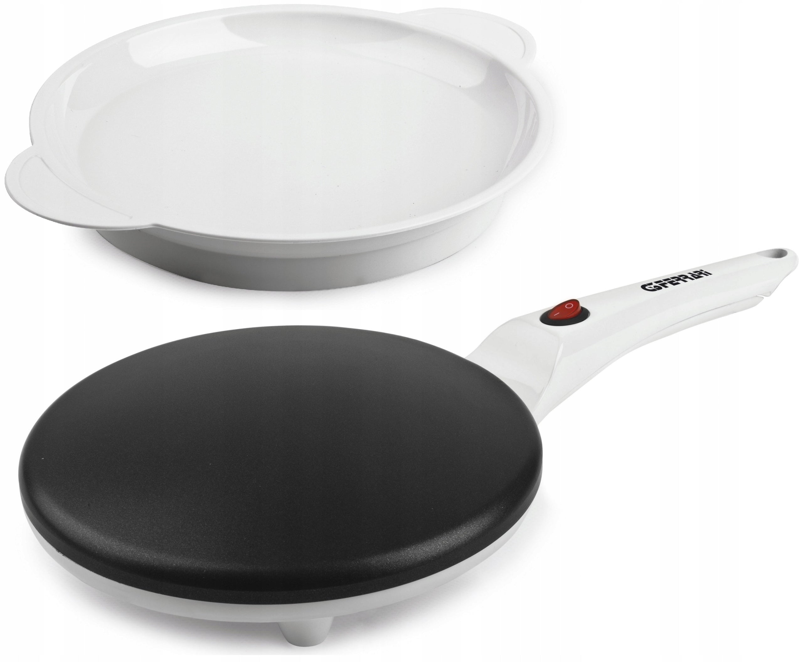 ELECTRIC PANCAKE PAN PANCAKE MAKER STRONG 800W 20CM WHITE Power rating 800 W