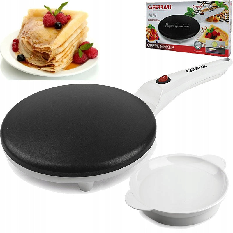 ELECTRIC PANCAKE PAN PANCAKE MAKER STRONG 800W 20CM WHITE