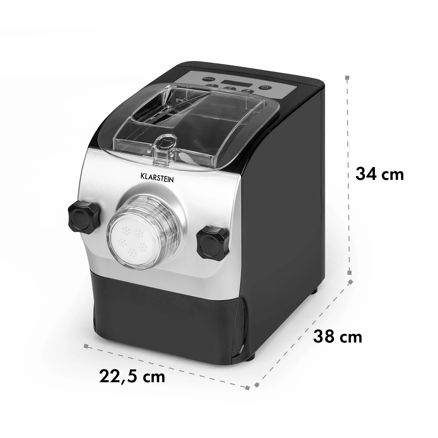 ELECTRIC PASTA AND PASTRY MACHINE KLARSTEIN 260W 7 DISCS BLACK Line Pastamania