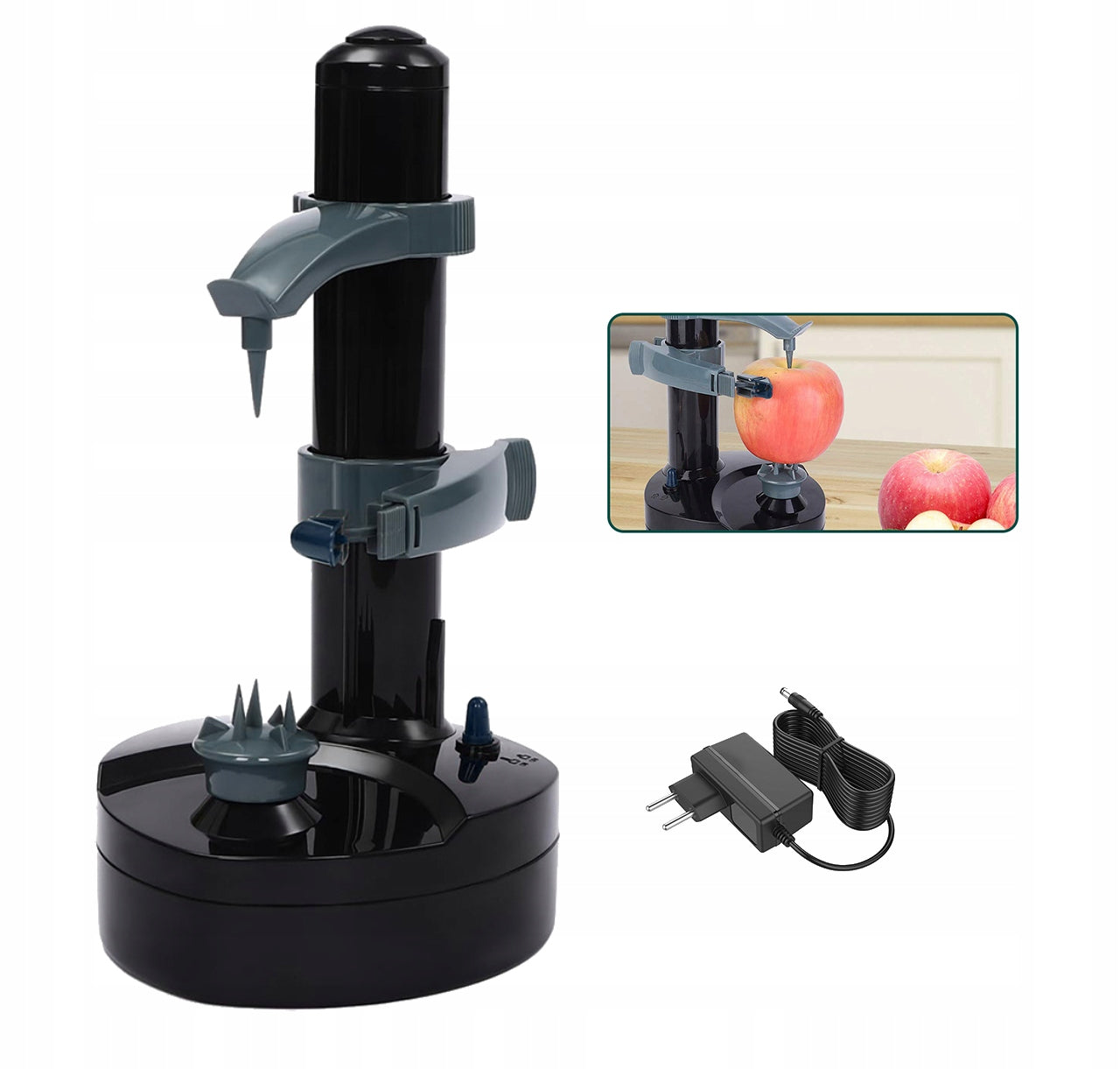 ELECTRIC PEELER FOR VEGETABLES AND FRUITS SIMPLE AND SAFE TO USE
