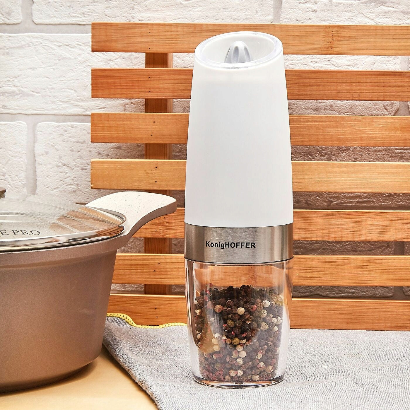 ELECTRIC PEPPER AND SALT GRINDER Konighoffer grinder spice grinder Packaging status original