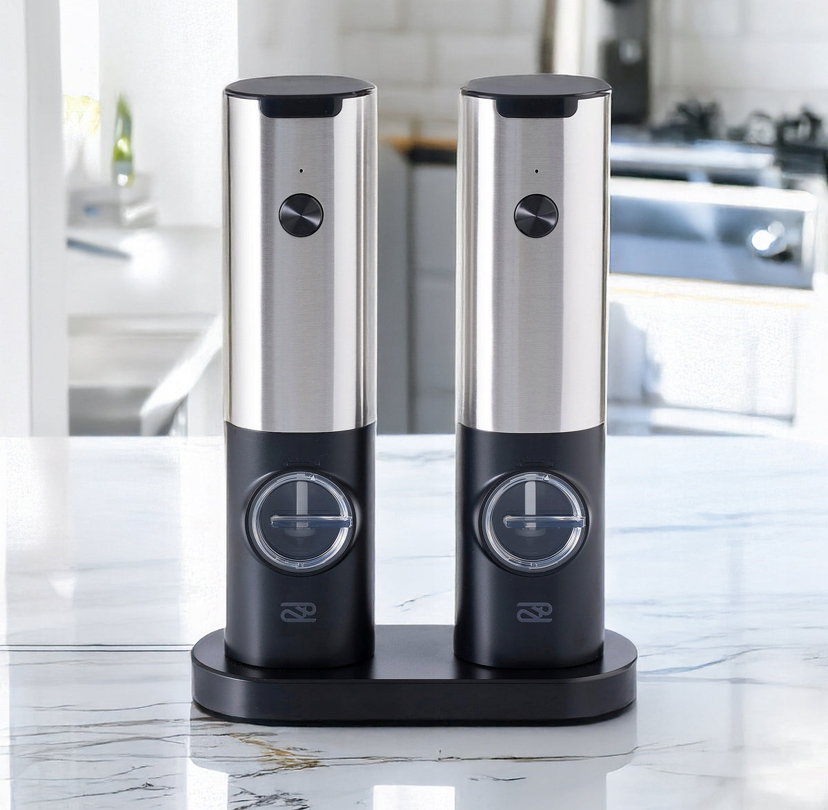 ELECTRIC PEPPER GRINDER SALT SPICES AKKU CHARGING USB SET OF 2 Packaging status original