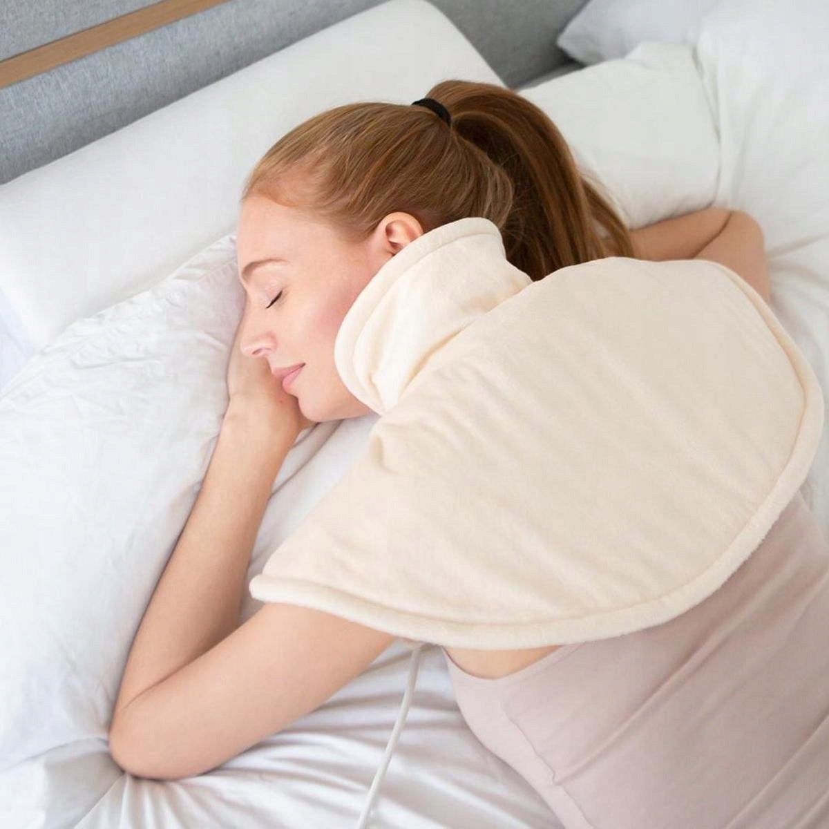 ELECTRIC PILLOW / NECK WARMING COLLAR SHOULDERS NECK Color brown