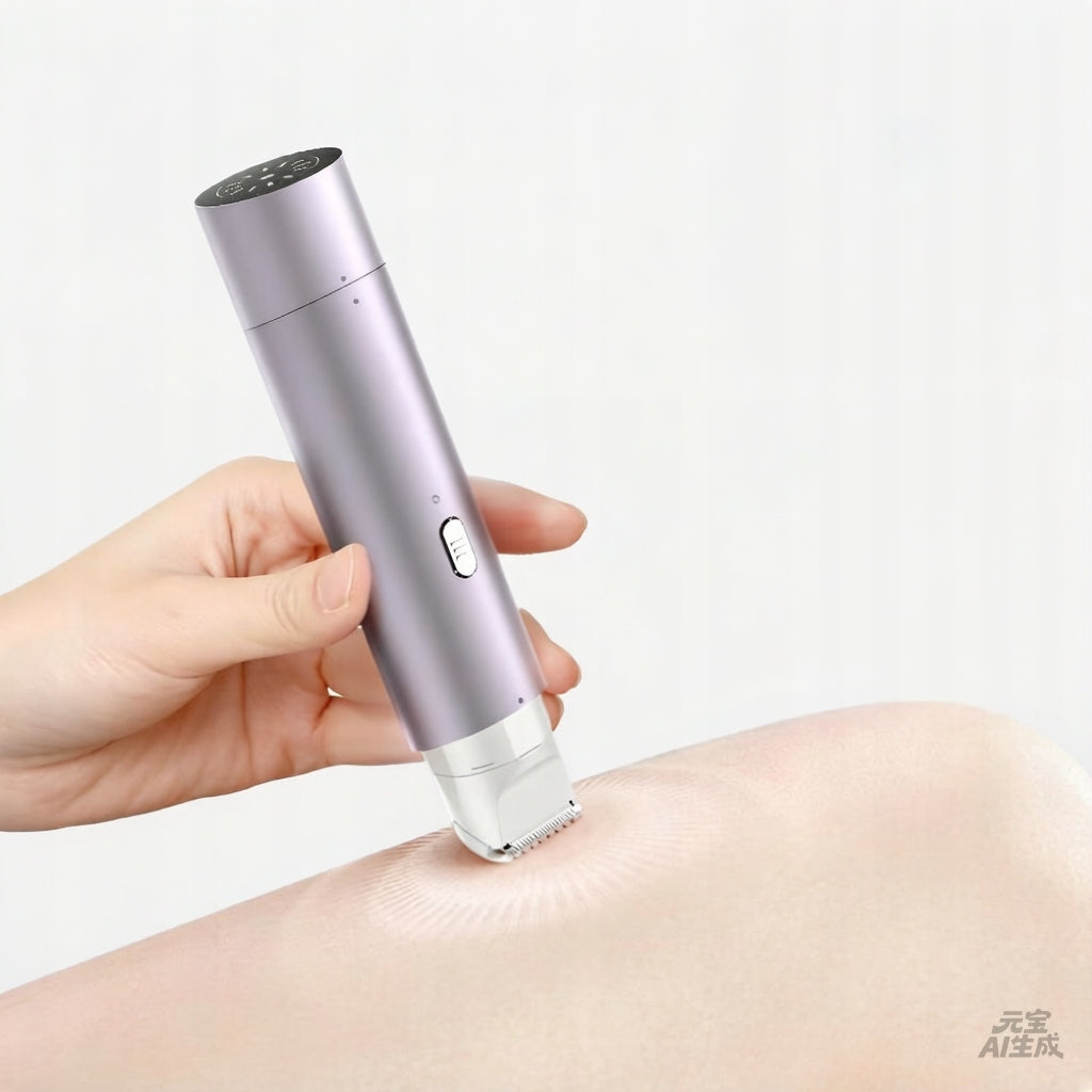 ELECTRIC PINK EPILATOR WITH TWO HEADS 0.3MM TYPE-C Packaging status original