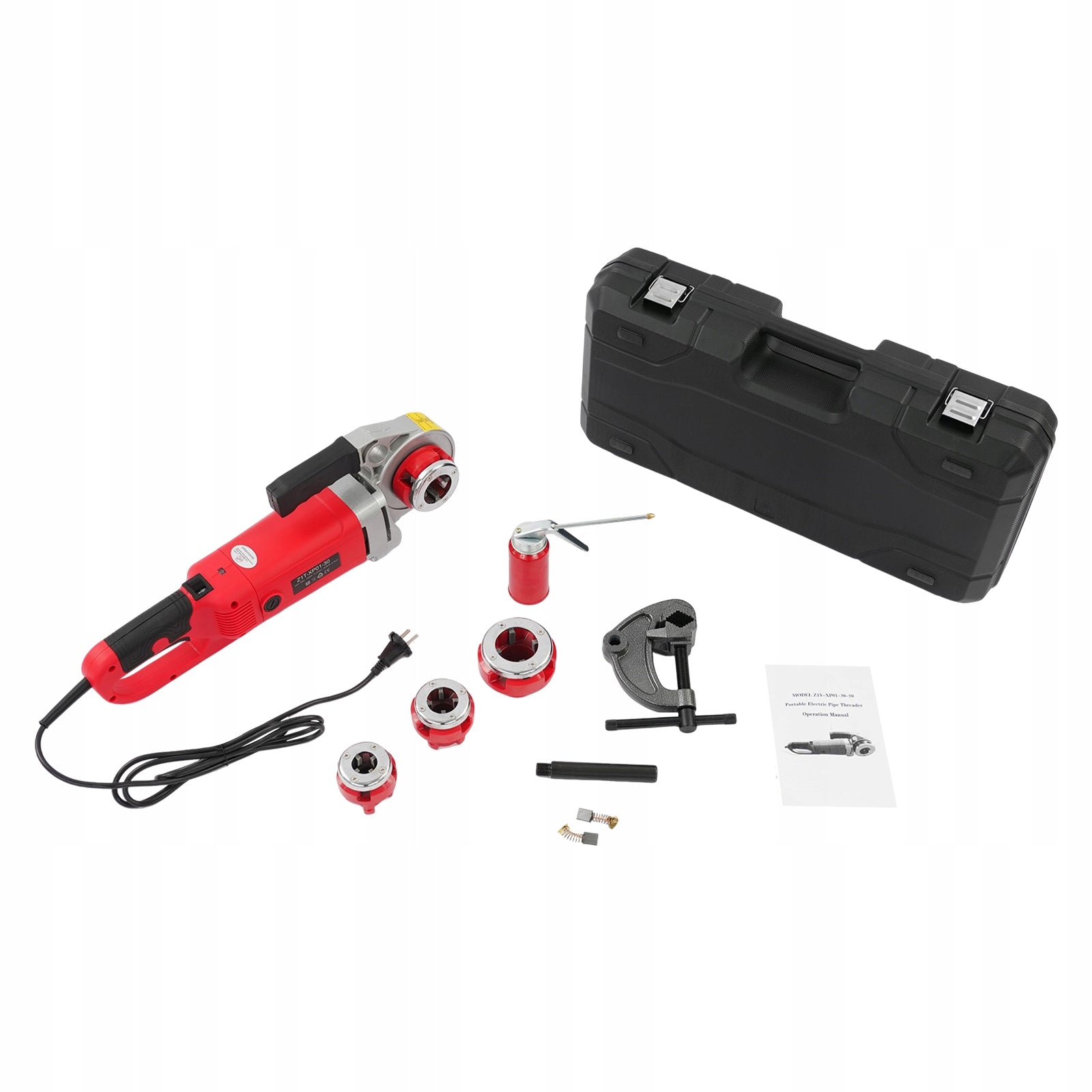 ELECTRIC PIPE THREADER KIT PORTABLE TAPPING MACHINE WITH STORAGE CASE Manufacturer code ELECTRIC PIPE THREADER KIT