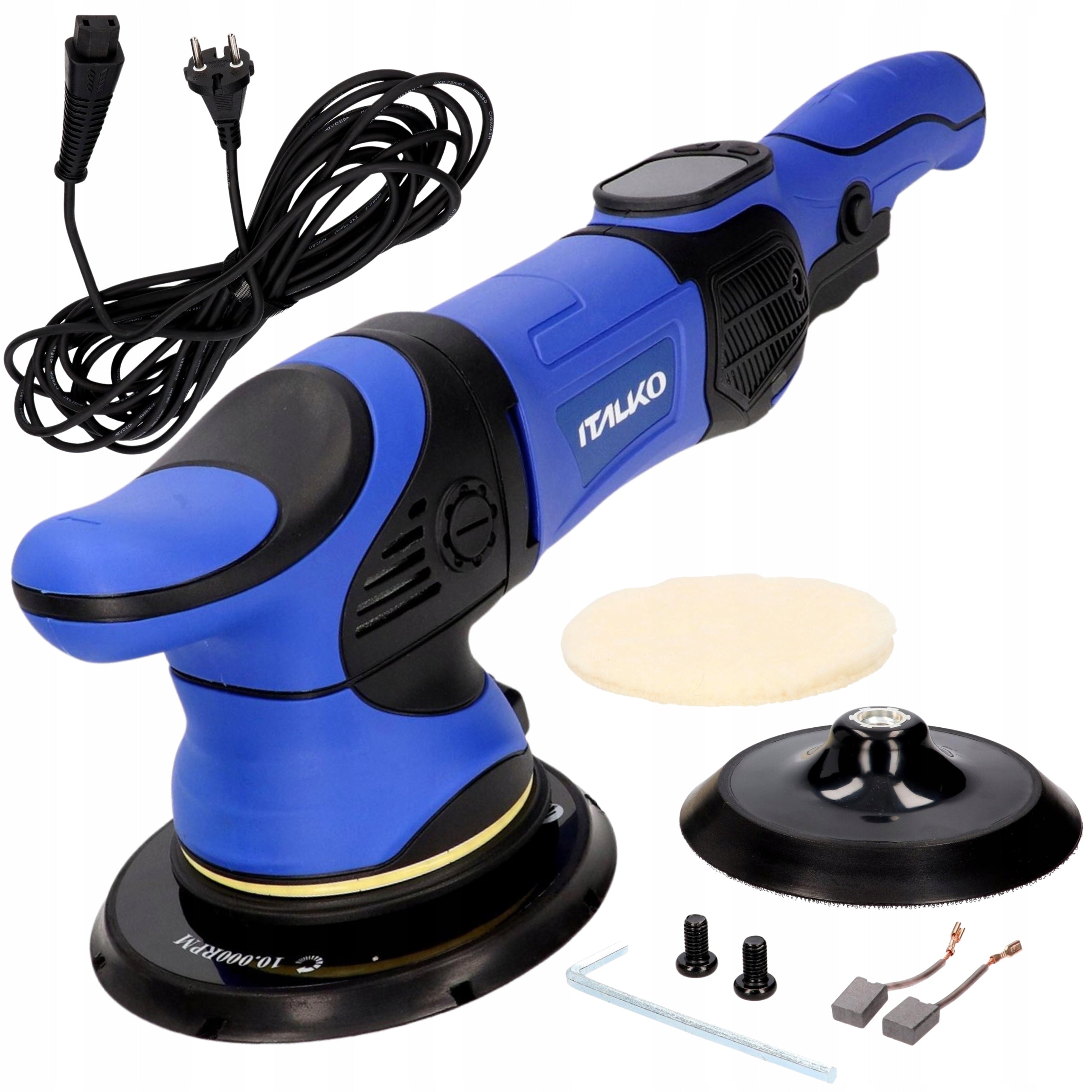 ELECTRIC POLISHER ROTARY SPEED CONTROL 1200W ITALKO CABLE 8M