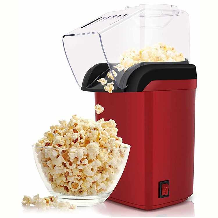 ELECTRIC POPCORN MACHINE HOT AIR FAT FREE HOUSEHOLD 1200