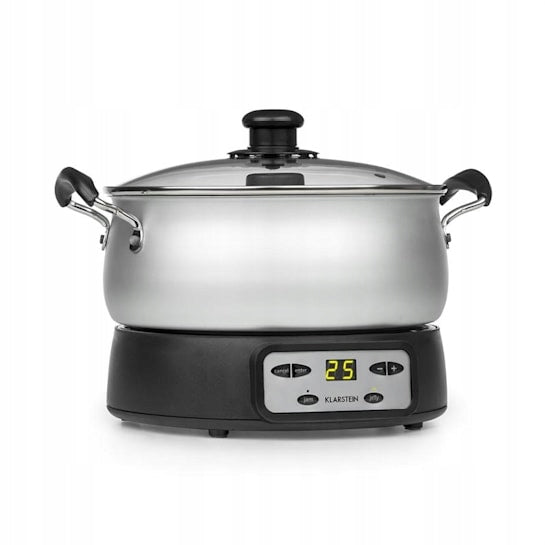 ELECTRIC POT FOR JELLY JAM PRODUCTION KLARSTEIN 1000W 3L COVER Dominant color silver/gray