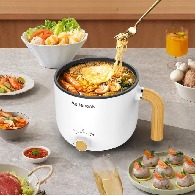 ELECTRIC POT SHABU HOT POT WITH STEAMER RAMEN SET FREEBIE AUDCOOK Brand no brand