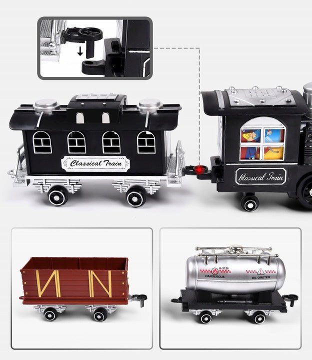 ELECTRIC QUEUE LARGE TRACK SMOKE LOCOMOTIVE TRAIN REMOTE CONTROLLED +PILOT Brand click4TOYS