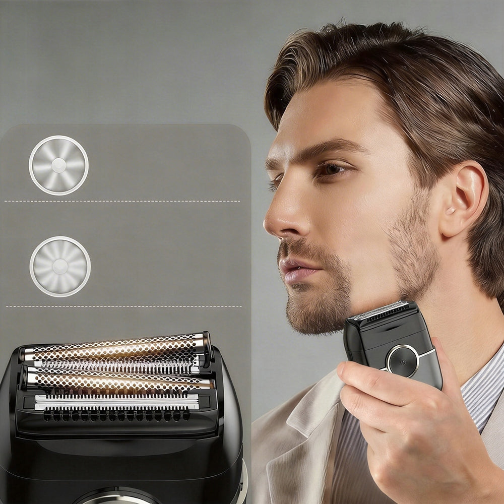ELECTRIC RAZOR MALE WITH TRAVEL LOCK HD LED 450MAH Packaging status original