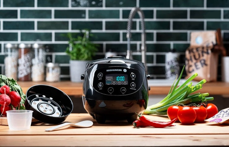 ELECTRIC RICE COOKER 350W STEAMER MULTICOOKER 8 PROGRAMS TIMER 1-3 PEOPLE Packaging status original