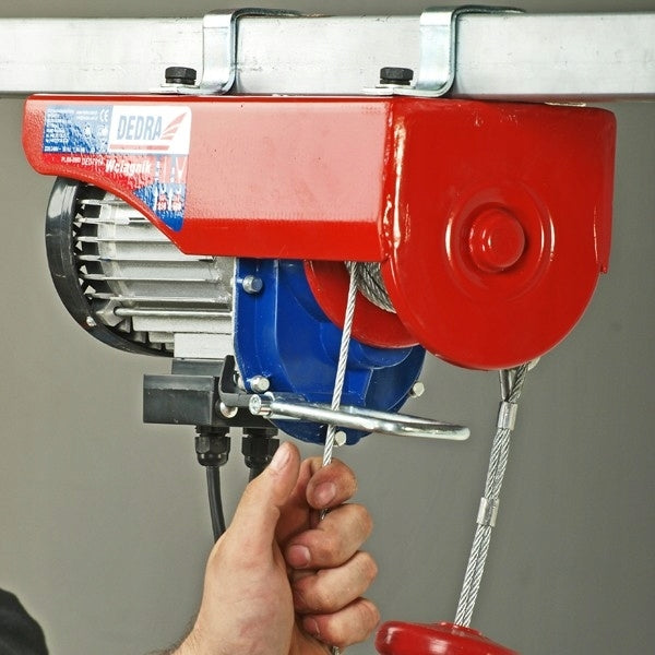 ELECTRIC ROPE WINCH DEDRA 250/500KG 1000W Power supply mains