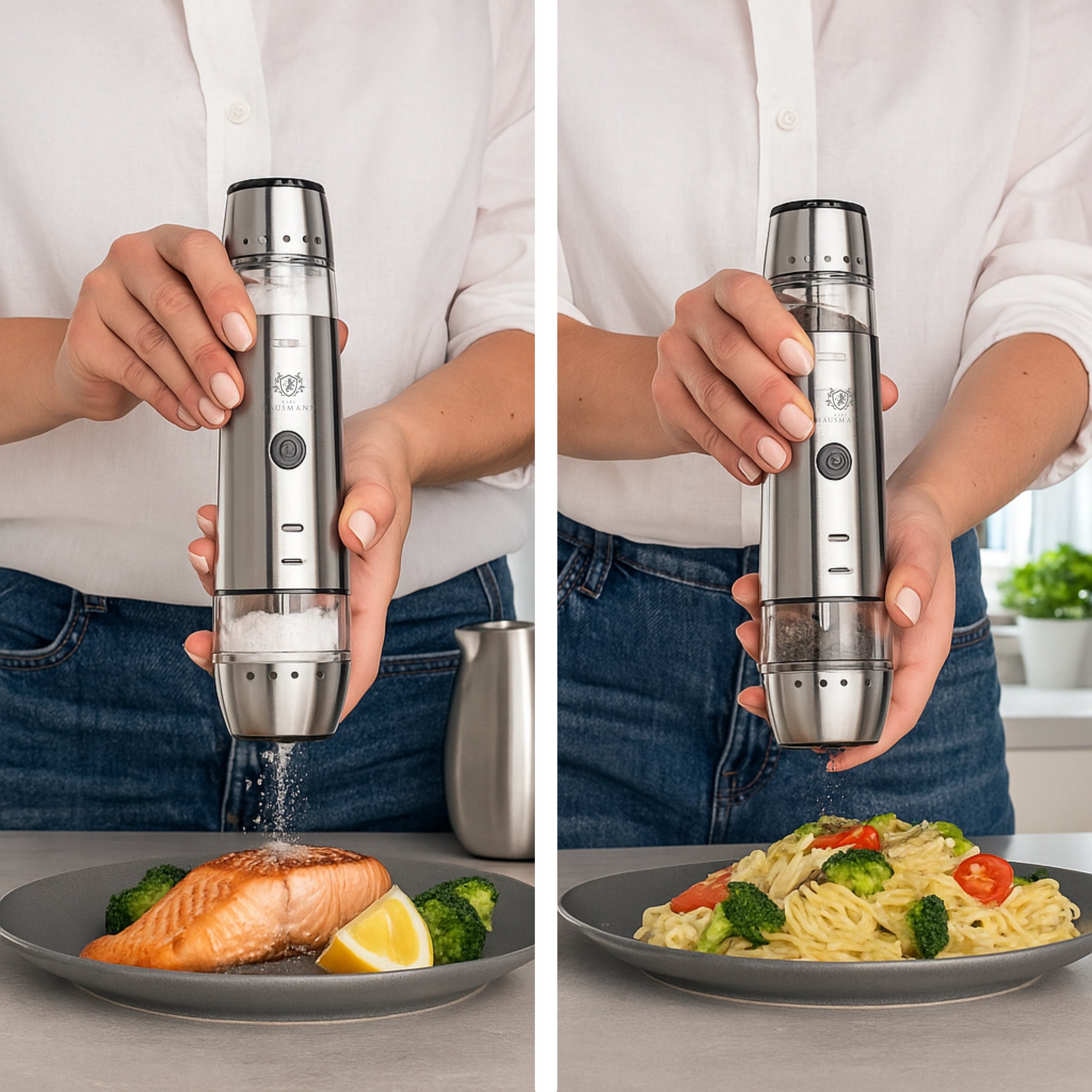 ELECTRIC SALT AND PEPPER GRINDER CORDLESS USB C PEPPER GRINDER Manufacturer code MŁYNEK ELEKTRYCZNY DO SOLI I PIEPRZU USB 2w1