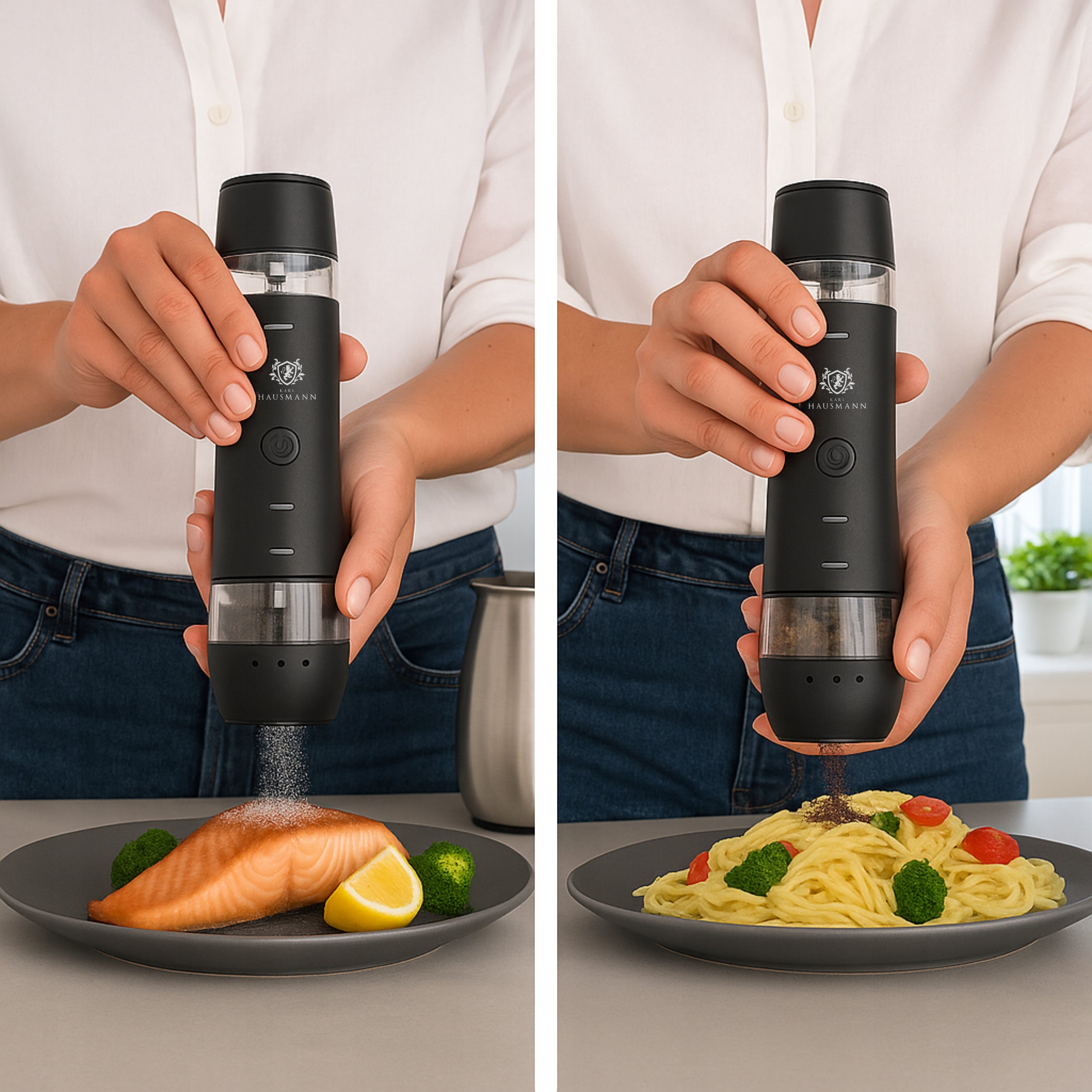 ELECTRIC SALT AND PEPPER GRINDER CORDLESS USB C PEPPER GRINDER Manufacturer code MŁYNEK ELEKTRYCZNY DO SOLI I PIEPRZU USB 2w1