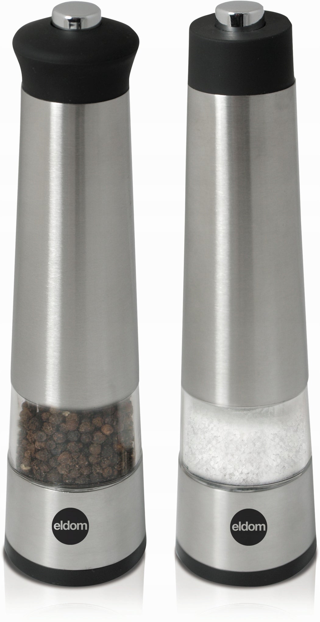 ELECTRIC SALT AND PEPPER GRINDER SPICES GRINDING ADJUSTMENT SET x 2 Brand Eldom