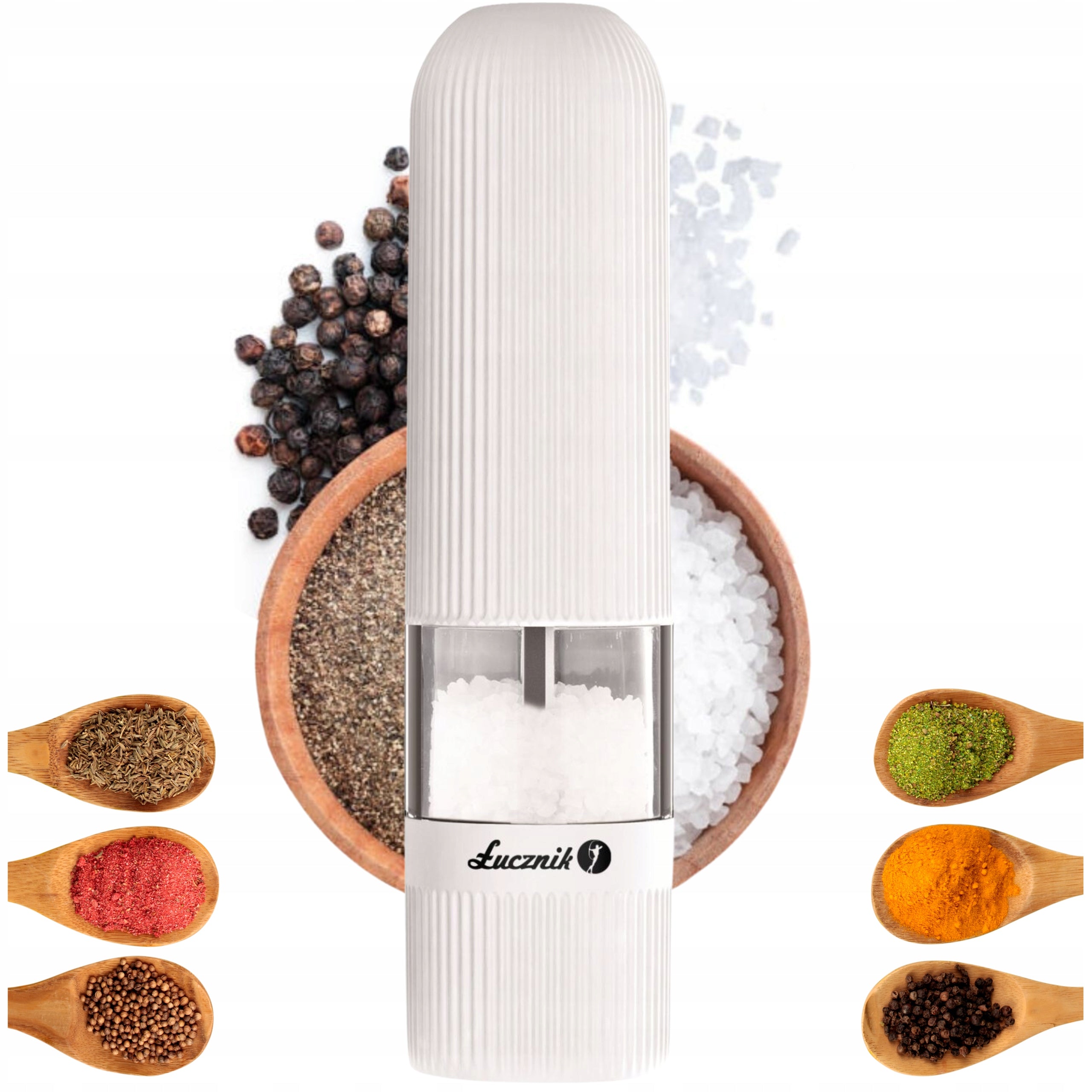 ELECTRIC SALT AND PEPPER GRINDER SPICES GRINDING ADJUSTMENT SET x2 Manufacturer code 06.136