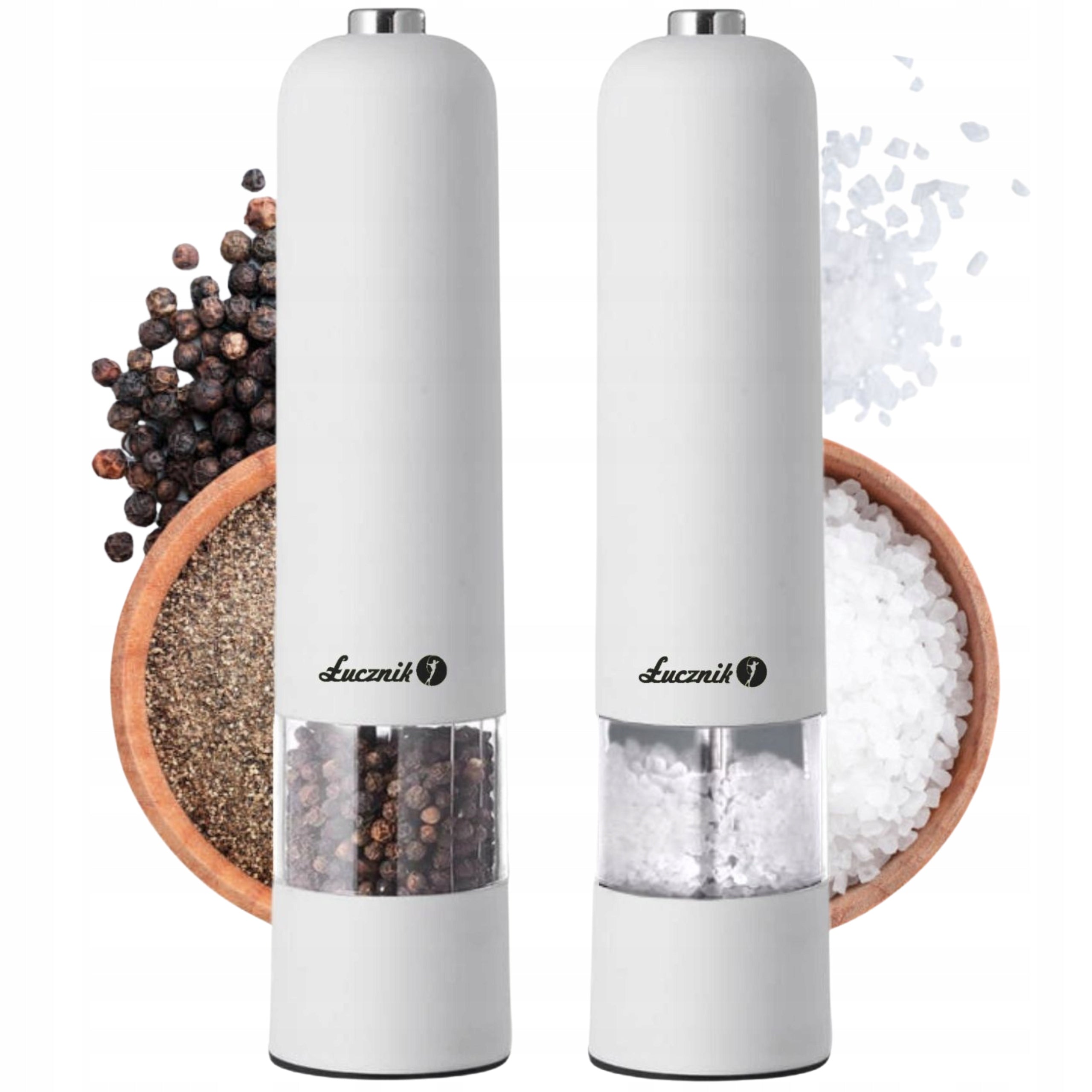 ELECTRIC SALT AND PEPPER GRINDER SPICES GRINDING ADJUSTMENT SET x2