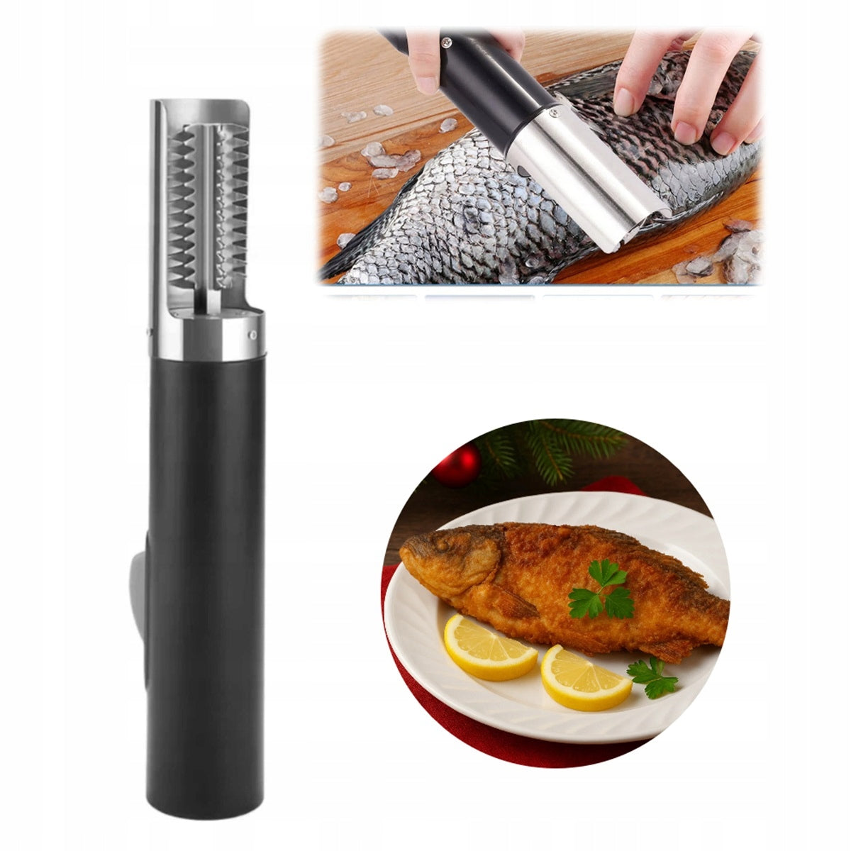 ELECTRIC SCRAPER MACHINE FISH SCALE KNIFE SCALER GRATER 125W