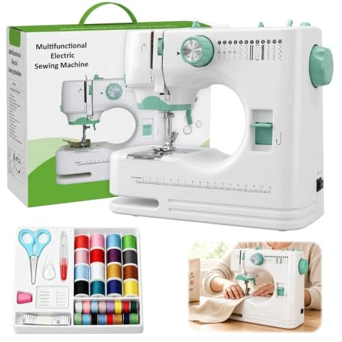 ELECTRIC SEWING MACHINE PORTABLE FOR BEGINNERS KIDS 12 DESIGNS Brand no brand
