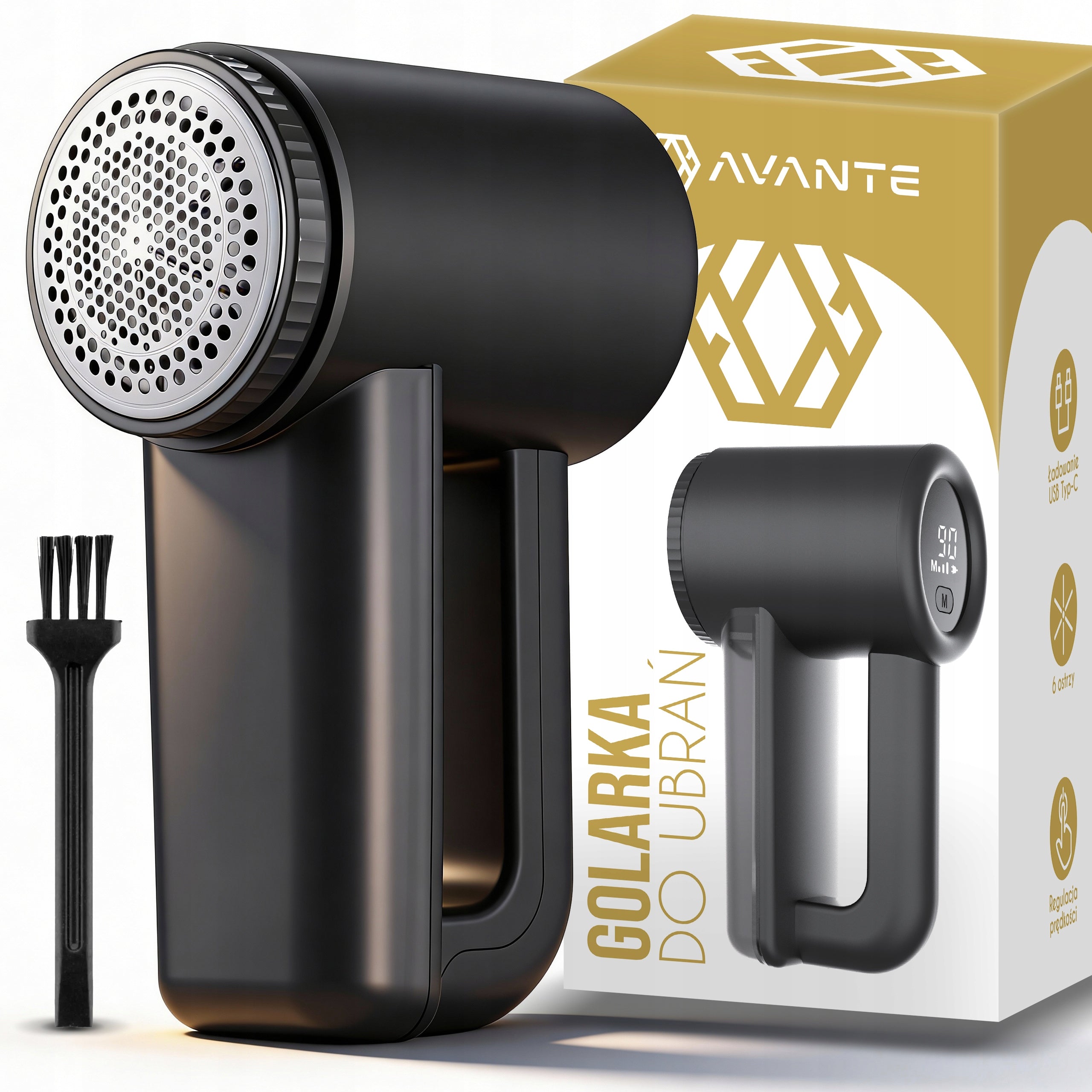 ELECTRIC SHAVER FOR CLOTHES SWEATERS COUCHES STRONG SCREEN LCD 3 POWER MODES
