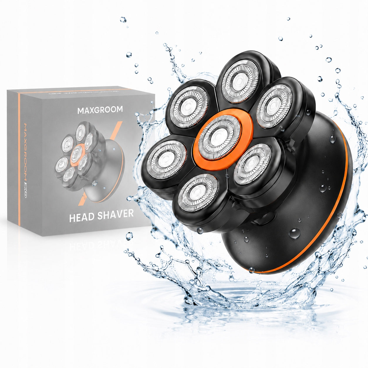ELECTRIC SHAVER MAXGROOM FOR HEAD AND FACIAL HAIR USB-C MACHINE