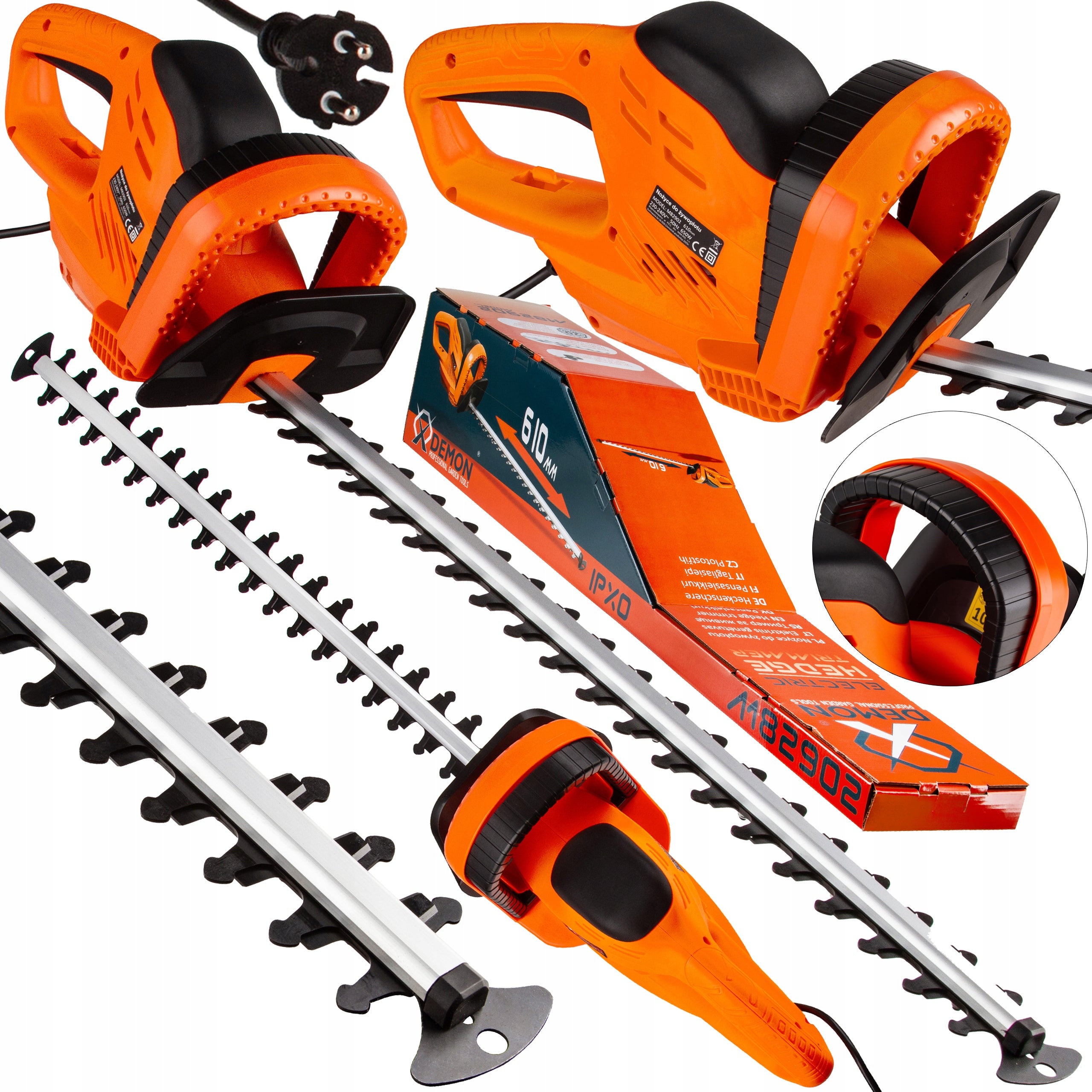 ELECTRIC SHEARS DEMON FOR HEDGE BUSHES 61cm 2700W SHARP Packaging status original