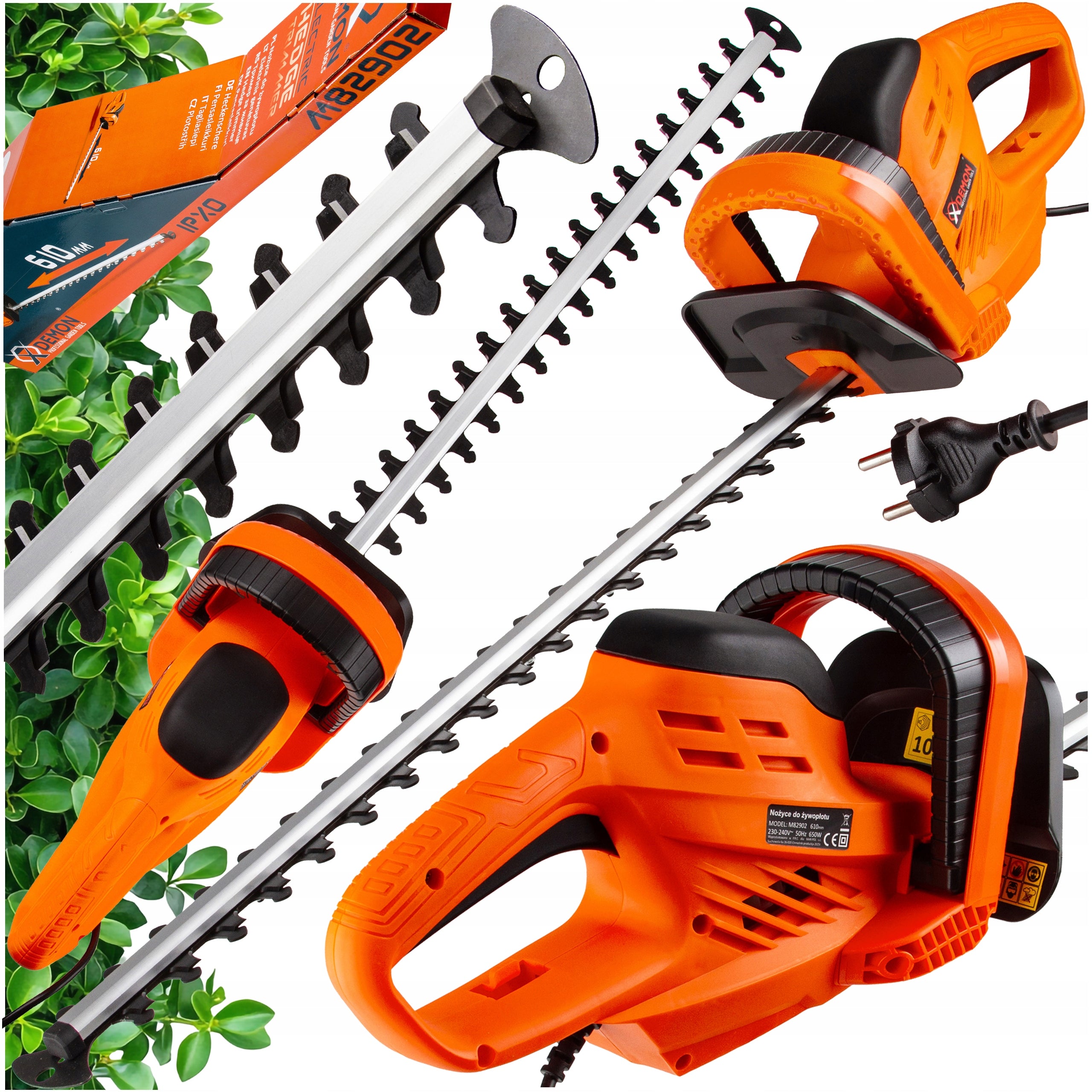 ELECTRIC SHEARS DEMON FOR HEDGE BUSHES 61cm 2700W SHARP