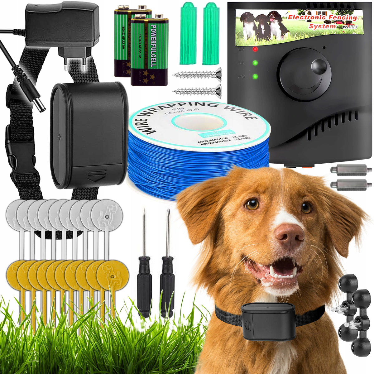 ELECTRIC SHEPHERD PLAYPEN FENCE TRAINING COLLAR WITH RECEIVER 300M