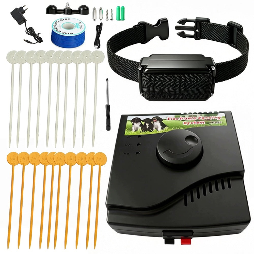 ELECTRIC SHEPHERD SYSTEM DOG PLAYPEN COLLAR SET 300m 227 Kind electric fence