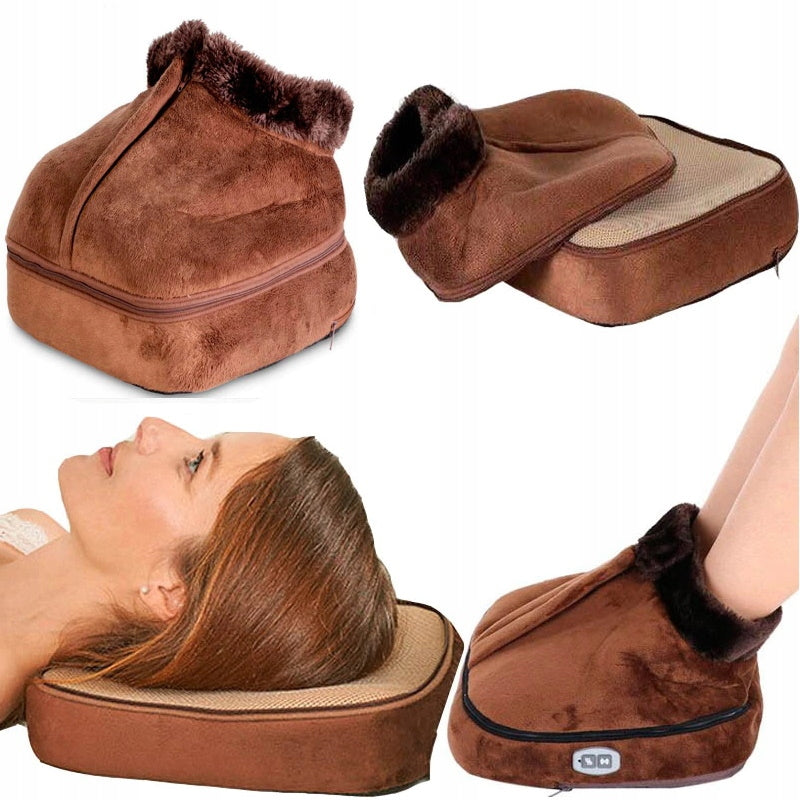 ELECTRIC SHOE COLD FOOT MASSAGER NECK BELLY HEATER 5in1 gift Medical device no
