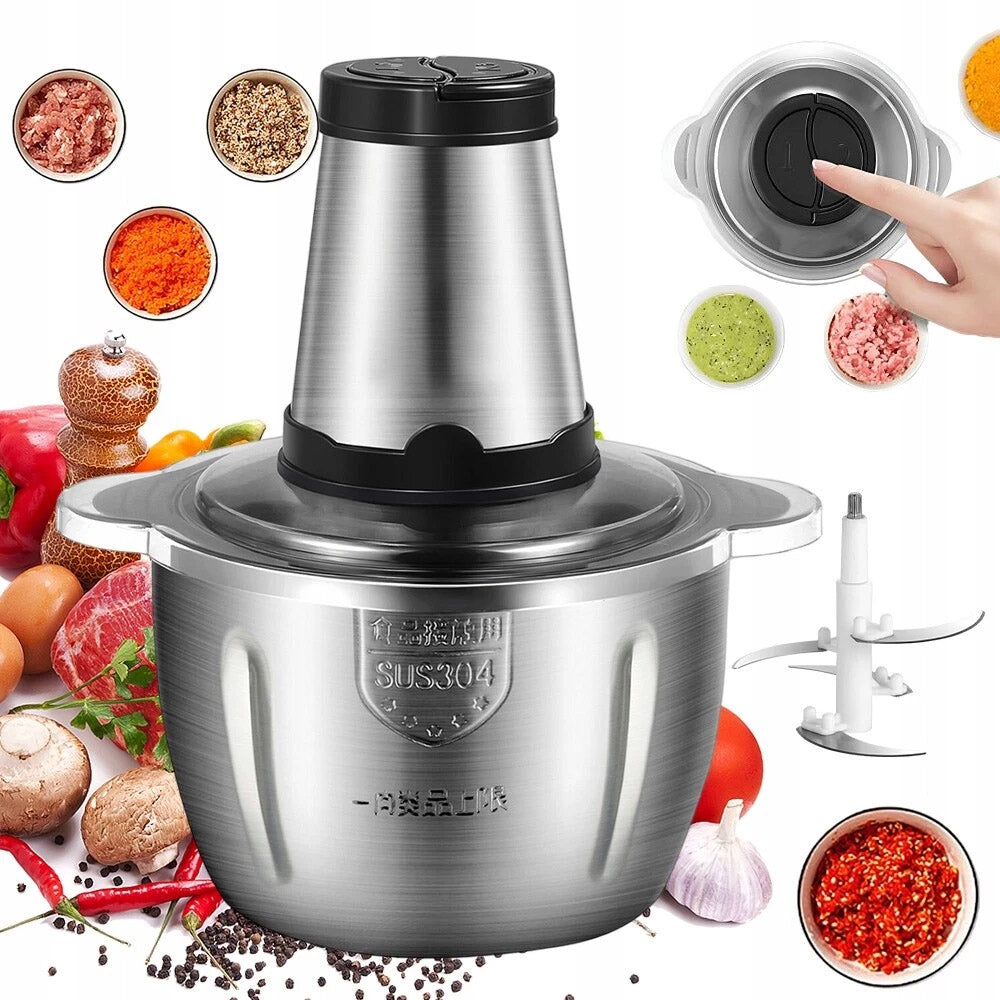 ELECTRIC SHREDDER 2000ML FOR FRUIT VEGETABLES MEAT REINFORCED BLADE Brand no brand