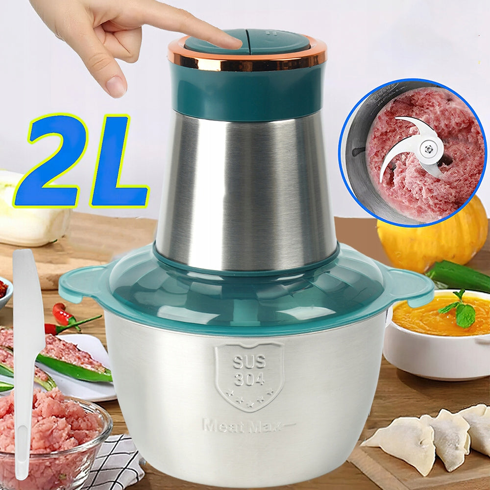 ELECTRIC SHREDDER 300W 2L METAL BOWL FOOD SHREDDER Packaging status original