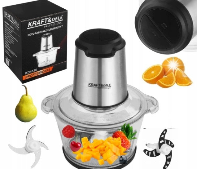 ELECTRIC SHREDDER FOR MEAT AND VEGETABLES 2L STRONG