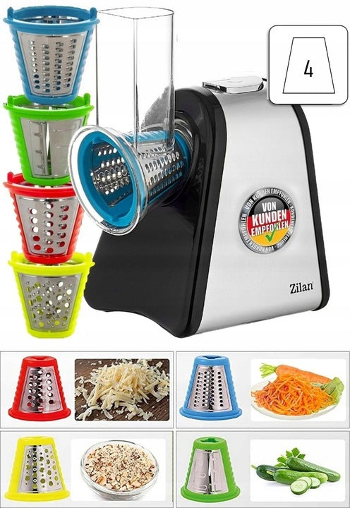ELECTRIC SHREDDER FRUIT VEGETABLE SHREDDER 4 TIPS 200W EAN (GTIN) 8682744800522