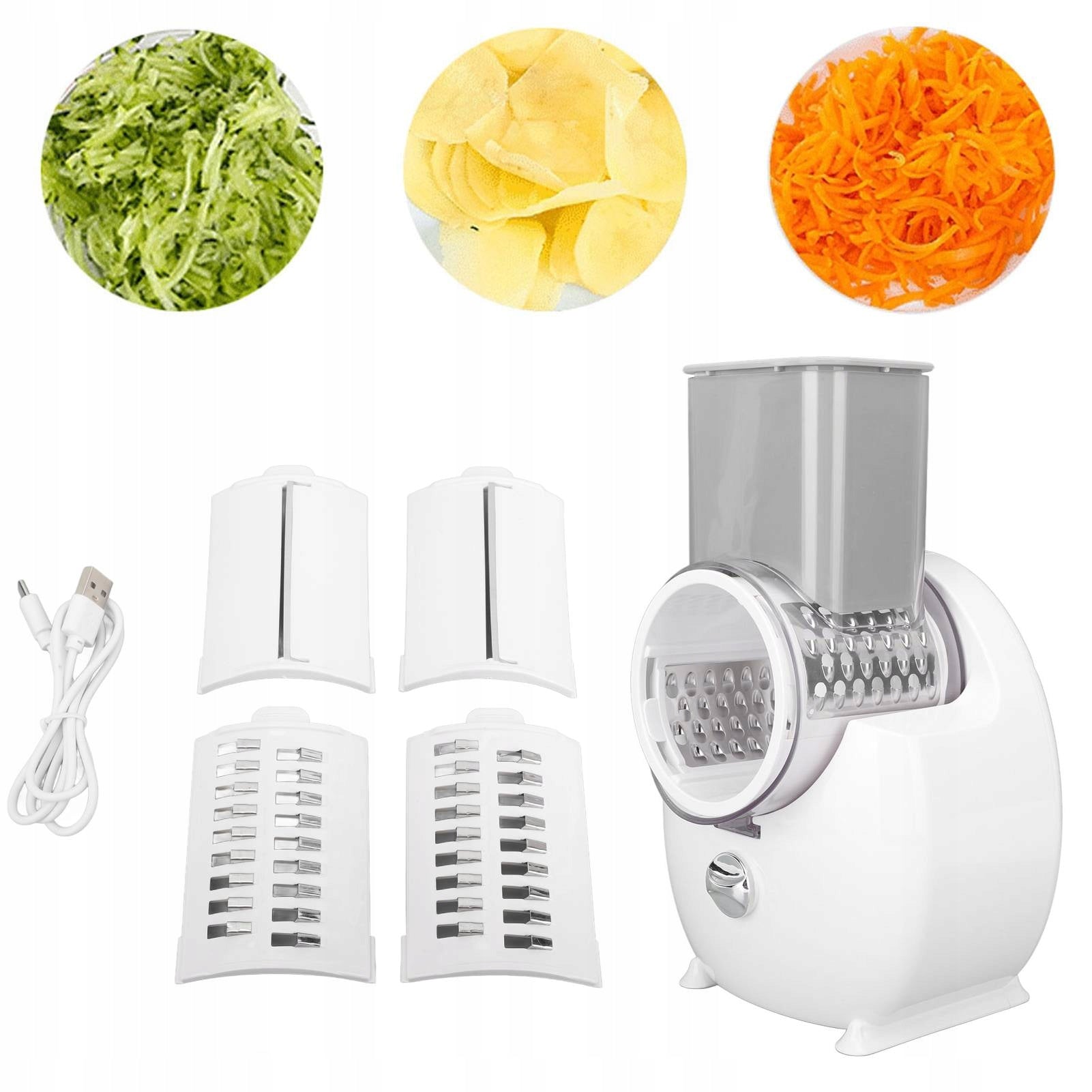 ELECTRIC SHREDDER GRATER FOR VEGETABLES PRACTICAL