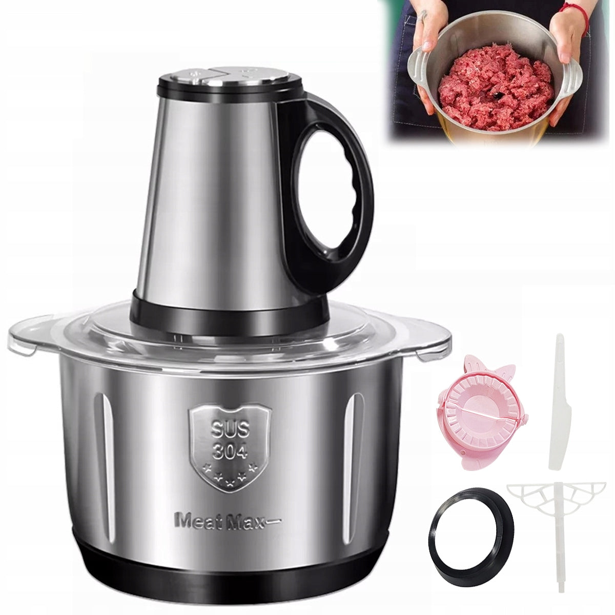 ELECTRIC SHREDDER VEGETABLE SHREDDER MEAT FOOD 5L 500W