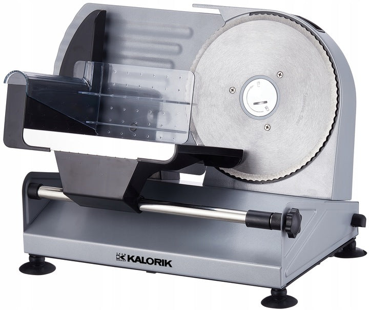 ELECTRIC SLICER 220W METAL TWO INTERCHANGEABLE BLADES ADJUSTABLE