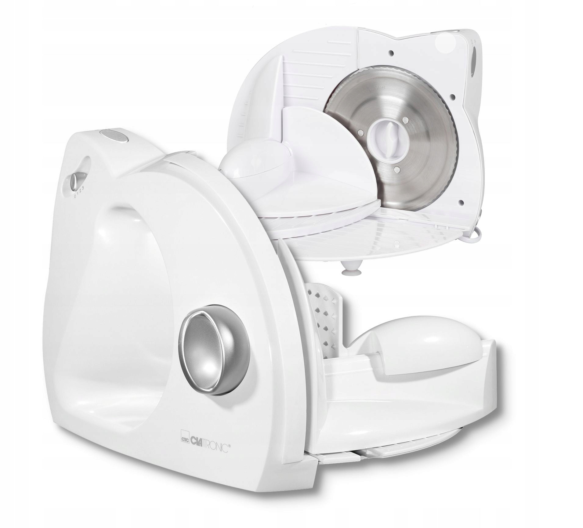 ELECTRIC SLICER FOR BREAD CHARCOAL CHEESE VEGETABLES METAL Clatronic AS