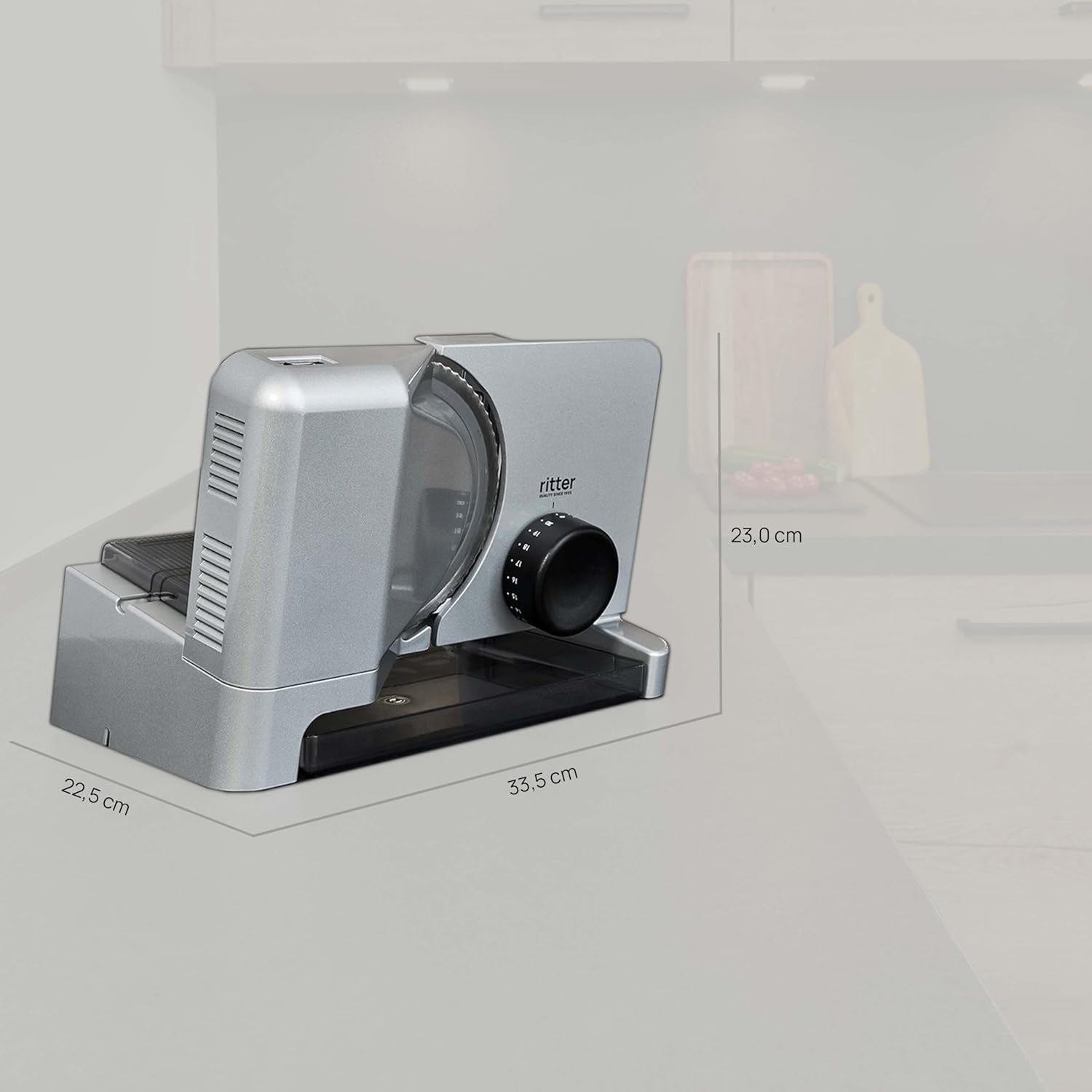 ELECTRIC SLICER METAL ECO ENGINE FOR BREAD COLD CUTS CHEESE RITTER E16 Manufacturer code 2578292