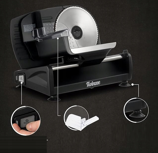 ELECTRIC SLICER STEEL 0-15MM 2 BLADES FOR BREAD MEAT CHEESE SET Manufacturer code 6916872563465