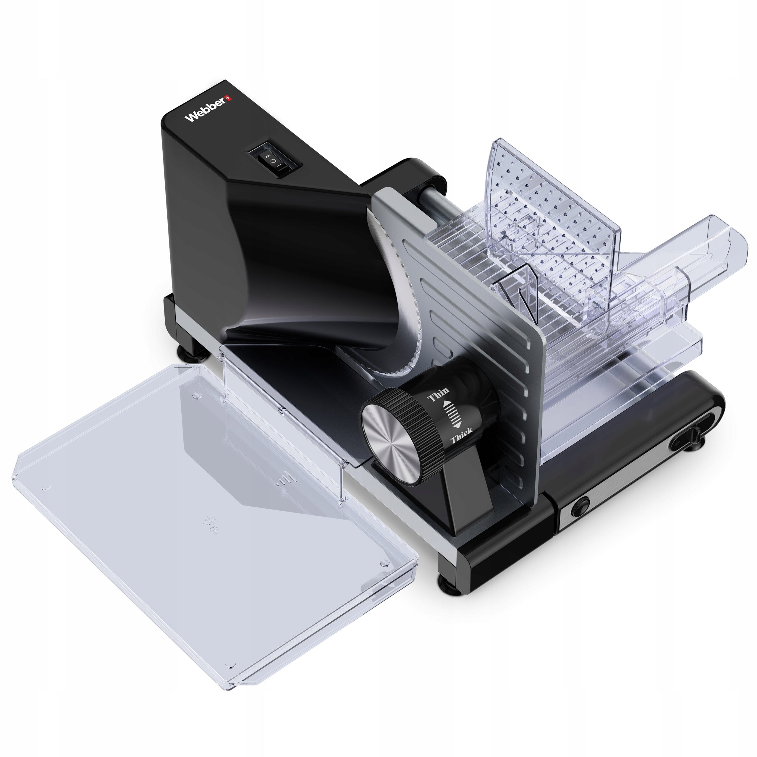ELECTRIC SLICER WEBBER INOX 160W FOR BREAD COLD CUTS CHEESE REGULATION Manufacturer code JZE 002