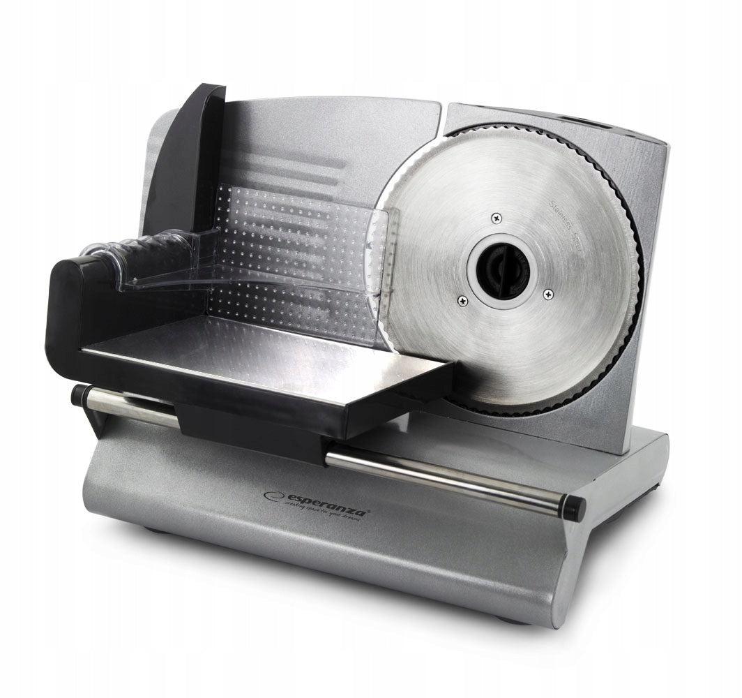 ELECTRIC SLICER for bread cold cuts cheese 150W SMOOTH ADJUSTMENT STEEL EAN (GTIN) 3045388189418