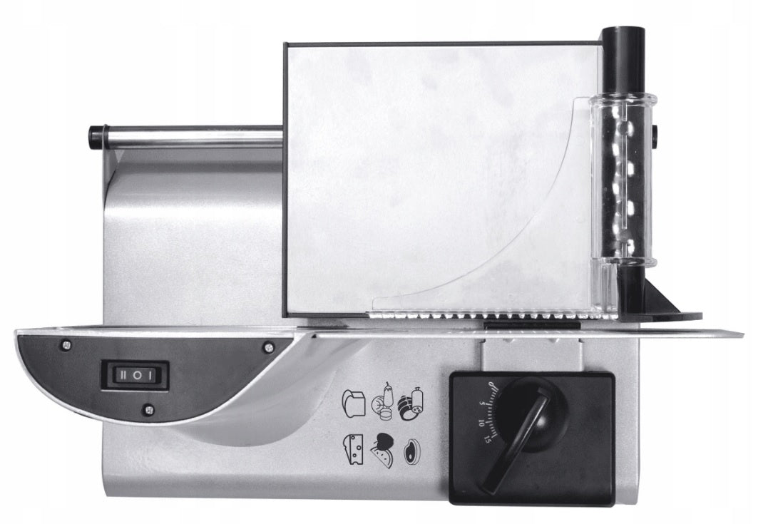 ELECTRIC SLICER for bread cold cuts cheese 150W SMOOTH ADJUSTMENT STEEL Manufacturer code 373