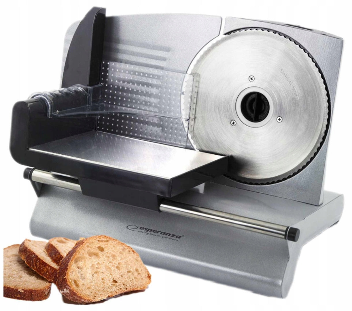 ELECTRIC SLICER for bread cold cuts cheese 150W SMOOTH ADJUSTMENT STEEL