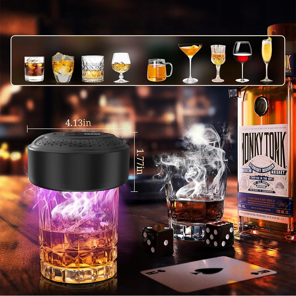 ELECTRIC SMOKING SET STYLISH FOR COCKTAILS AND DRINKS WITH AROMA Packaging status original