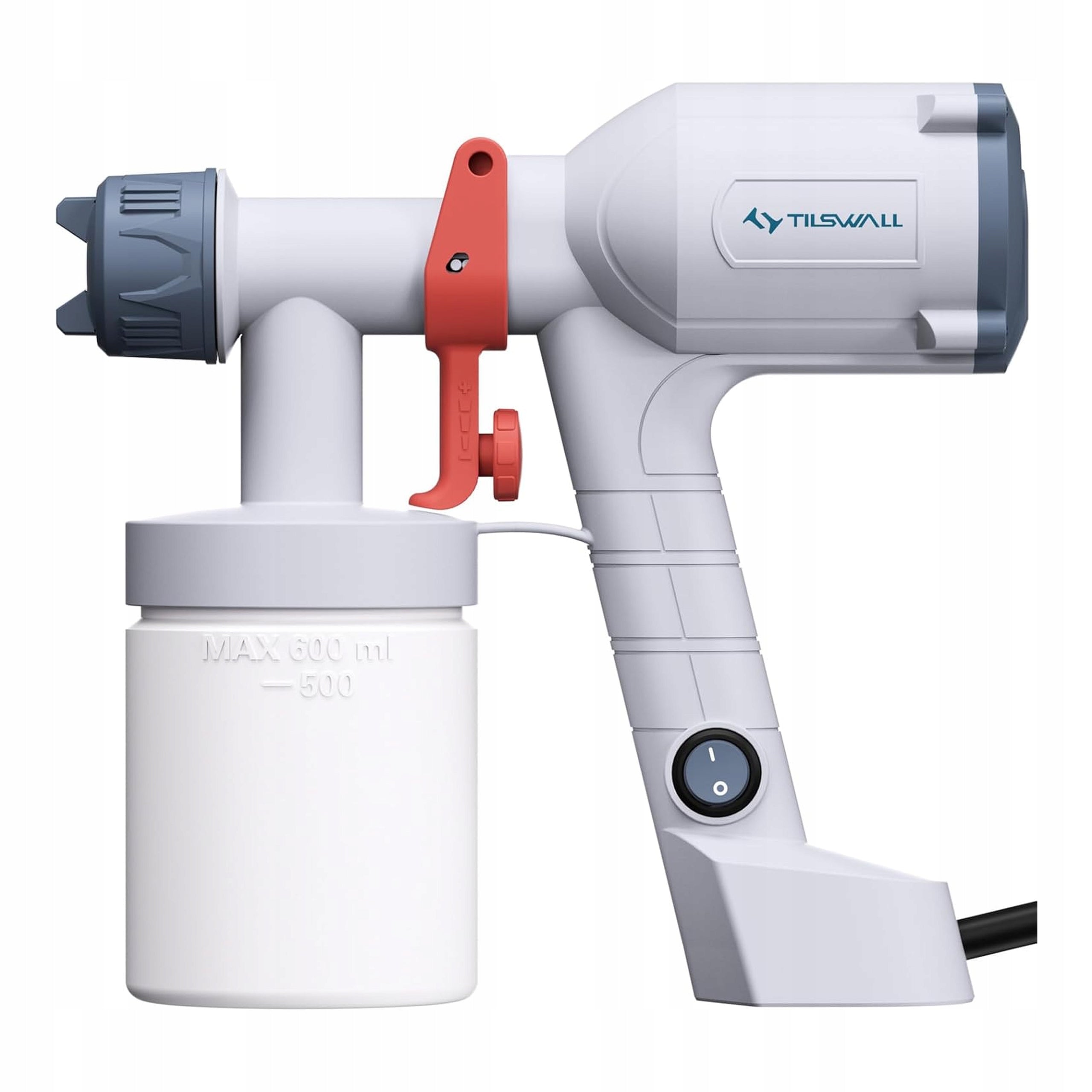 ELECTRIC SPRAY TILSWALL PAINT GUN 600ML TWO NOZZLES HIT