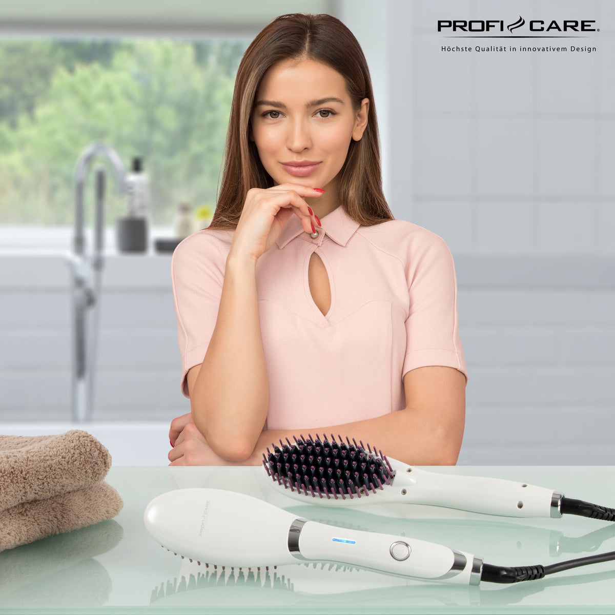 ELECTRIC STRAIGHTENING BRUSH STRAIGHTENER PROFIC Manufacturer code 330210