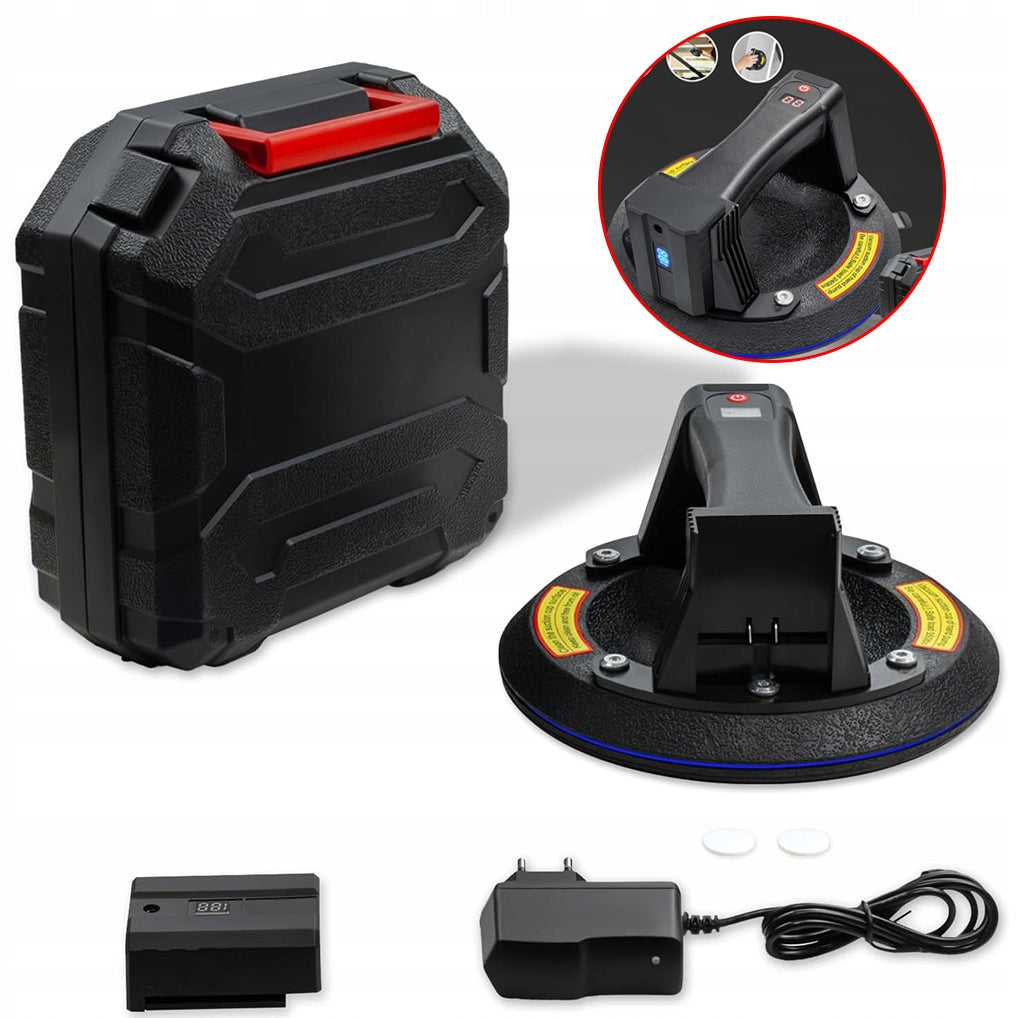 ELECTRIC SUCTION CUP WITH BATTERY FOR TILES HOLDER UP TO 200 KG AUTOMATIC