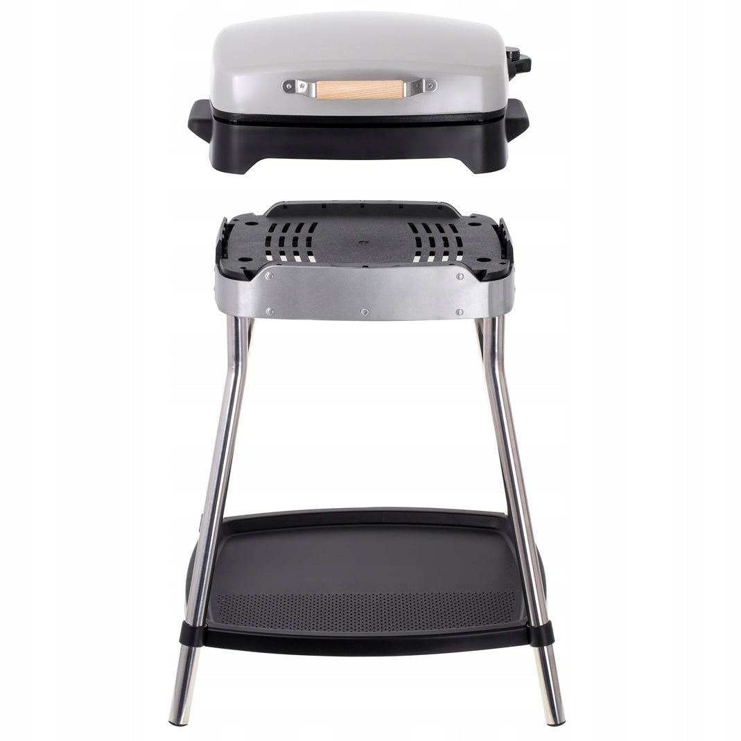 ELECTRIC TABLE GARDEN GRILL WITH COVER TEMPERATURE CONTROL 2500W Brand Gerlach